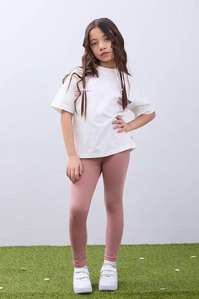 ست بالاتنه و پائین تنه صورتی بچه گانه بافتنی Perendi - کد 924039266