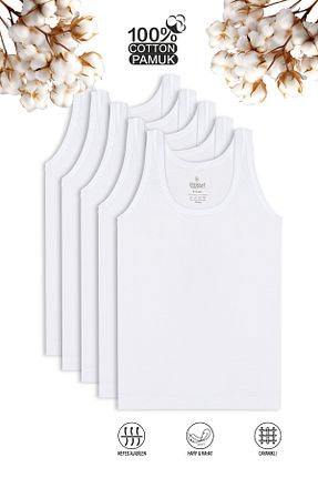 رکابی سفید بچه گانه %100 پنبه ÖZKAN underwear - کد 834884578