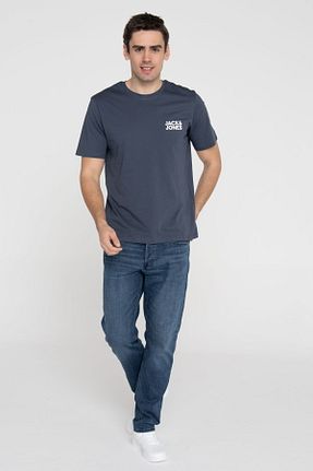 پولوشرت آبی مردانه %100 پنبه Jack & Jones - کد 923259688
