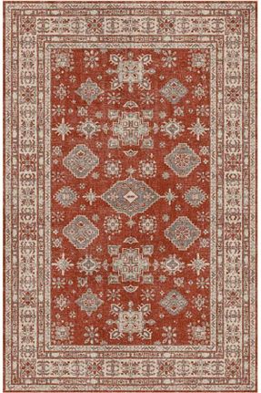 فرش نارنجی قابل شستشو Çam Halı - کد 923082821