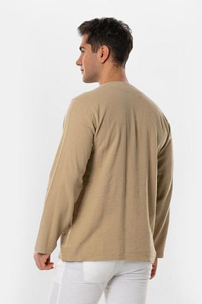تیشرت قهوه ای مردانه رگولار Eliş Şile Bezi - کد 815482421