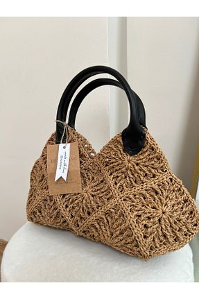 کیف دستی خاکی سایز متوسط NAZENDE - کد 923093910