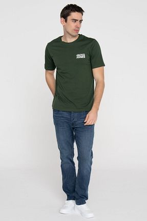 پولوشرت سبز مردانه %100 پنبه Jack & Jones - کد 924111773
