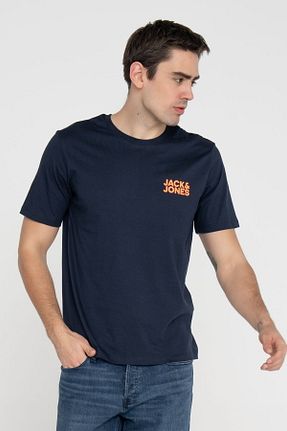 پولوشرت سرمه ای مردانه %100 پنبه Jack & Jones - کد 923265167