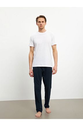 بالاتنه راحتی سفید مردانه پنبه ای LC Waikiki - کد 923100084