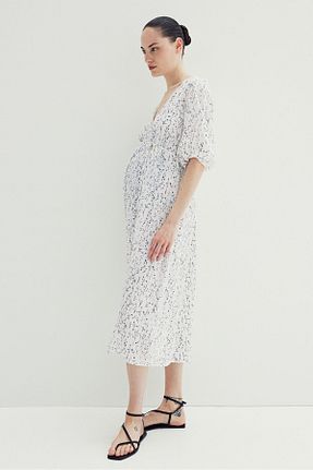 لباس بارداری سفید H&M - کد 923266534