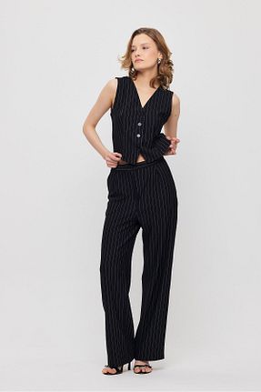 ست بالاتنه و پائین تنه مشکی زنانه بافتنی Rays - کد 759193112