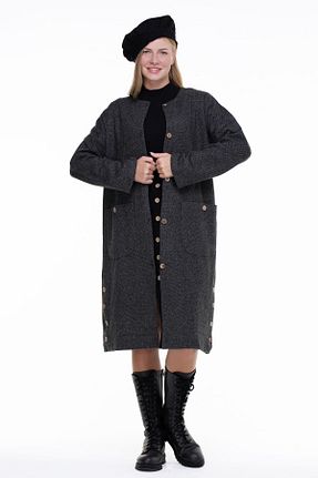 جلیقه خاکی زنانه رگولار Eliş Şile Bezi - کد 670847777