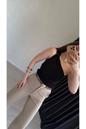 بلوز بژ زنانه رگولار elif teke - کد 923233716