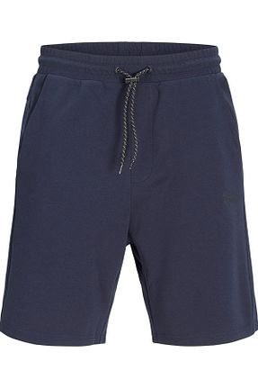 شلوارک و برمودا سرمه ای مردانه الاستین Jack & Jones - کد 923238838