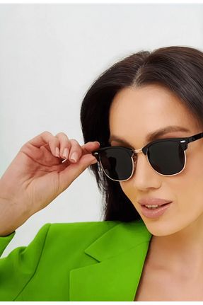 عینک آفتابی مشکی زنانه UV400 URZGLASSES - کد 835710145