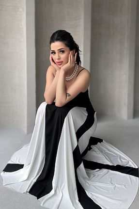لباس مشکی زنانه بافتنی New Now - کد 923273717