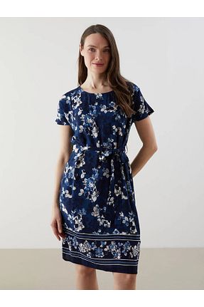 لباس آبی زنانه بافتنی LC Waikiki - کد 924111292