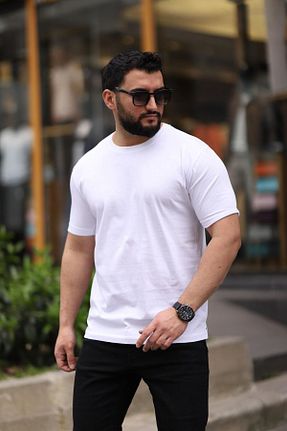 تیشرت سفید مردانه اورسایز Dr Dnm Remix - کد 923151064