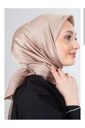 روسری قهوه ای شیفون Ebruli - کد 923150669