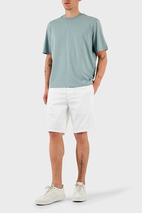 شلوارک و برمودا سفید مردانه اسلیم فیت Armani Exchange - کد 924039664