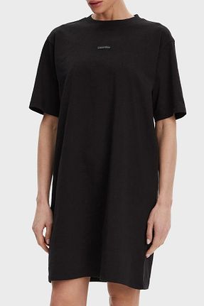 لباس مشکی زنانه اورسایز Calvin Klein - کد 923993232