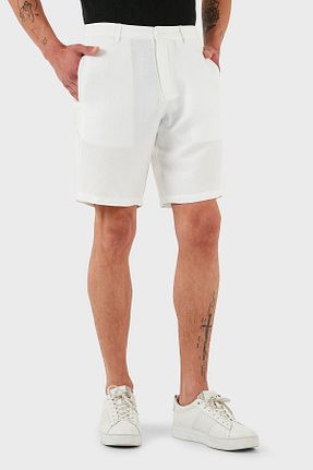 شلوارک و برمودا سفید مردانه رگولار Armani Exchange - کد 924114613