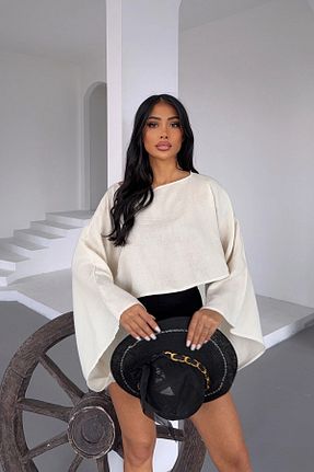 بلوز نباتی زنانه ساده bacc - کد 923208239