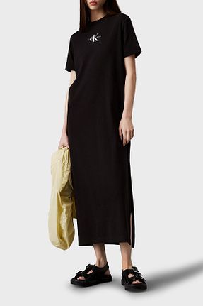 لباس مشکی زنانه رگولار Calvin Klein - کد 924038544