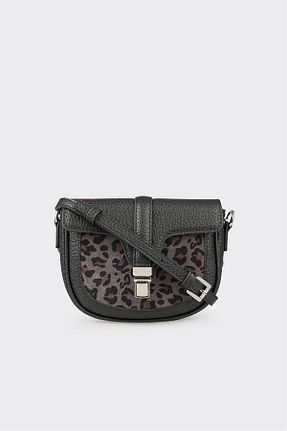 کیف دوشی مشکی زنانه پارچه ای Elle - کد 923184464