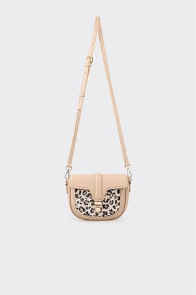 کیف دوشی بژ زنانه پارچه ای Elle - کد 923236555