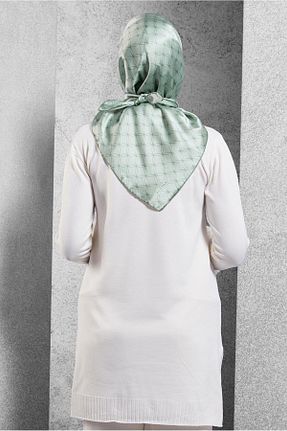 روسری سبز 90 x 90 Alvina - کد 886962341