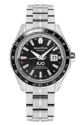 ساعت مچی متالیک مردانه بالای 46 میلی متر Quantum - کد 752712906