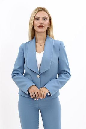 کت آبی زنانه Comfort ÖNDER ÖZSOY - کد 150589636