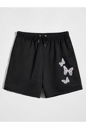 شلوارک و برمودا مشکی زنانه Relaxed Touz Moda - کد 923188295