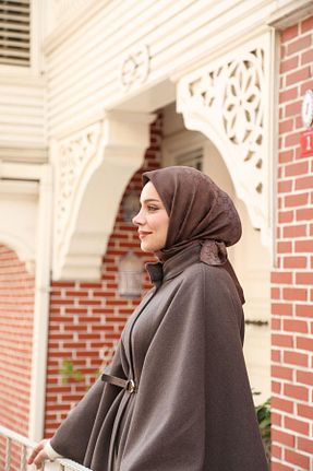 روسری قهوه ای 90 x 90 Hint İpek - کد 923197825