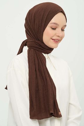 شال قهوه ای زنانه جاز Madame Polo - کد 923270797