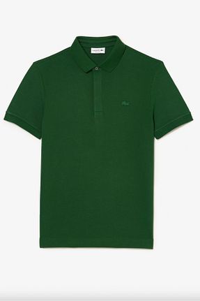 پولوشرت سبز مردانه پنبه - الاستین Lacoste - کد 923254740