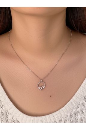 گردنبند استیل ( فولاد ) طوسی زنانه استیل (فولاد) Miyoste - کد 891061496