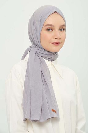 شال طوسی زنانه جاز Madame Polo - کد 923276110