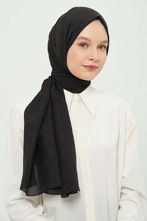 شال مشکی زنانه شیفون Madame Polo - کد 923278346