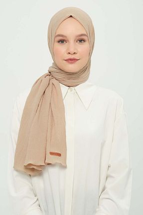 شال بژ زنانه جاز Madame Polo - کد 923278750
