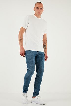 شلوار جین آبی مردانه پاچه تنگ Buratti - کد 923279250