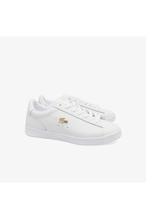 کفش اسنیکر سفید زنانه بند دار Lacoste - کد 867216542