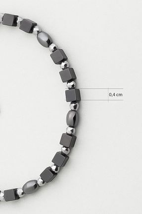 دستبند نقره متالیک مردانه 925 عیار So Chic - کد 923310938