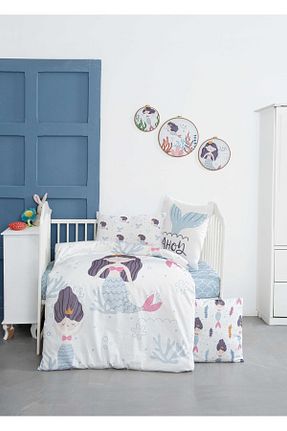 ست روتختی کودک و نوزاد آبی پنبه ای Montisu - کد 838139479