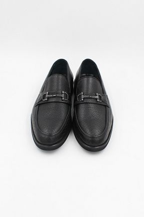 کفش کلاسیک مشکی مردانه چرم خالص ENDİCAN - کد 708484137