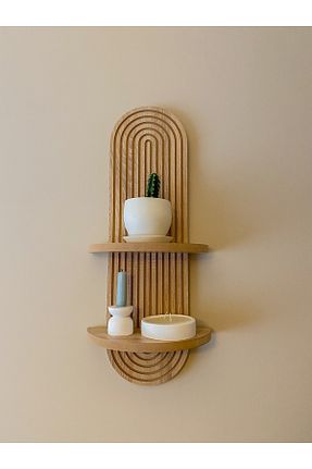قفسه دیواری قهوه ای 15 cm Semya Home - کد 767106694