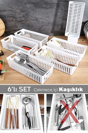 جای قاشق سفید پلاستیک Meleni Home - کد 923314066
