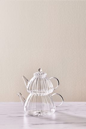 کتری سفید شیشه Karaca - کد 674392141