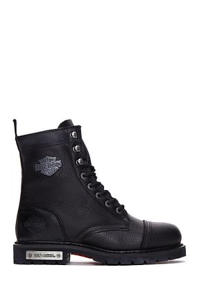 بوت / نیم بوت مشکی مردانه چرم خالص Harley Davidson - کد 354083080