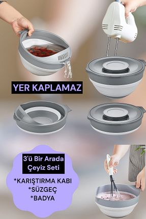 کاسه طوسی کاسه مخلوط کردن MUF HOME - کد 923368054