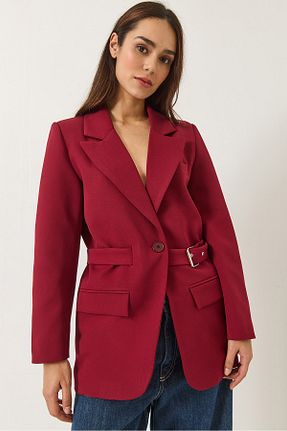 کت زرشکی زنانه Straight Bianco Lucci - کد 923370073