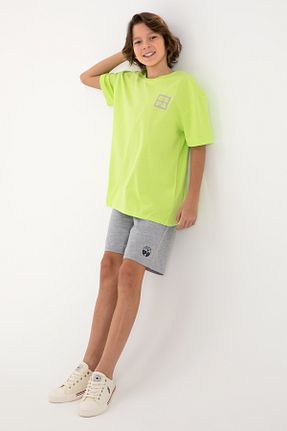 شلوارک و برمودا طوسی بچه گانه رگولار U.S. Polo Assn. - کد 832754043