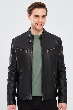 کاپشن مشکی مردانه Relaxed Derimod - کد 818293359